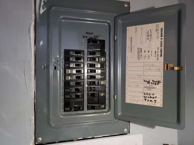 Image of electrical panel by John Goreham