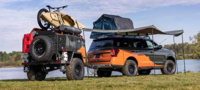 Ford Expedition Timberline Set Up At A Campsite