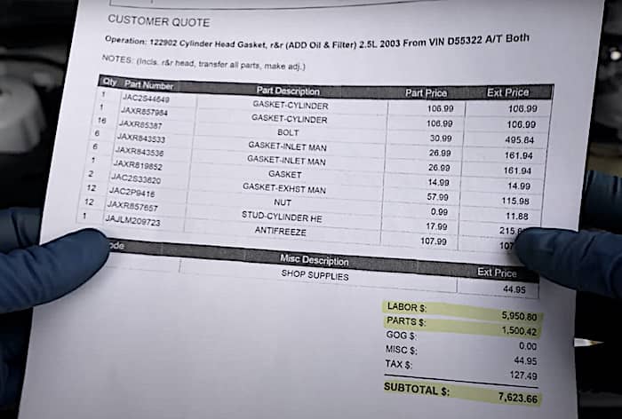 Head Gasket Sealer Test Results After a Two Year Test