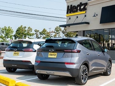  Image of Bolts in front of Hertz location courtesy of Hertz media page. 