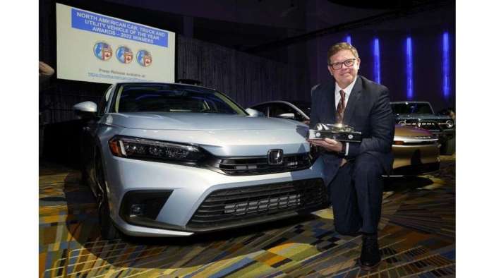 Image showing the 2022 North American Car of the Year, the Honda Civic