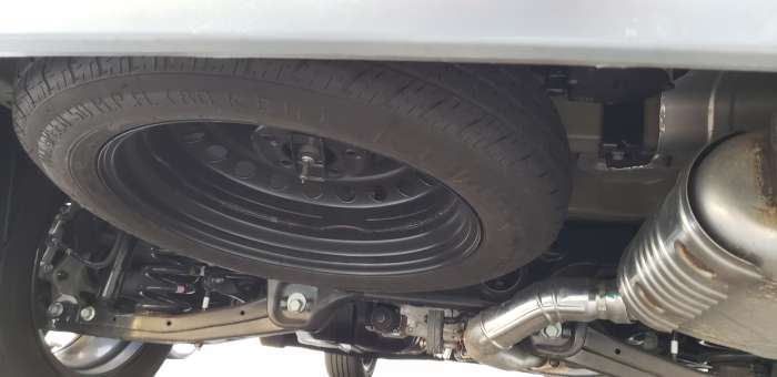 Image of Hyundai Santa Fe PHEV spare tire by John Goreham