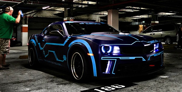 2010 Blue Chevy Camaro