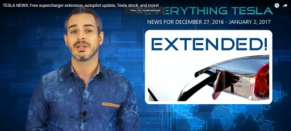 Tesla News Video This Week Includes Free Supercharger Extension