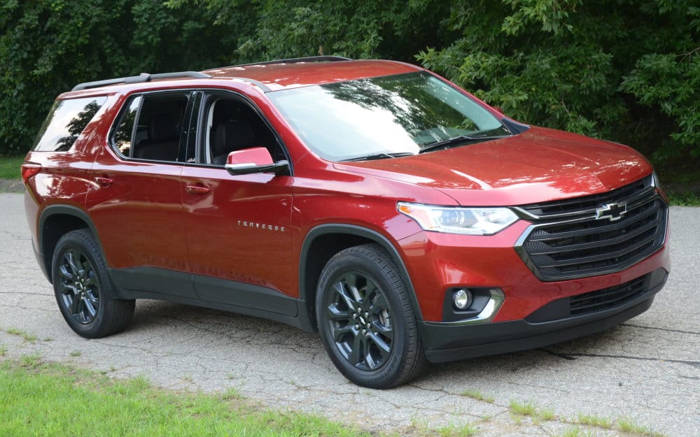 2018 Chevrolet Traverse Rs Review Predictably Comfortable