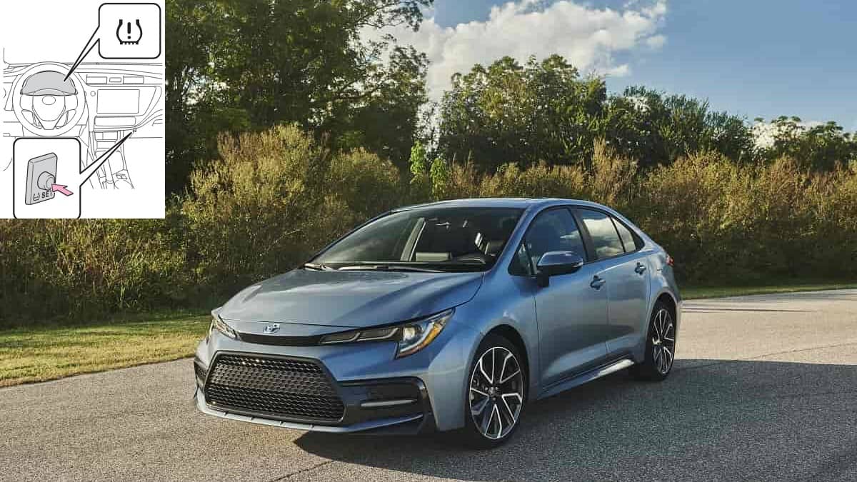 2019 Toyota Corolla Tire Pressure Display