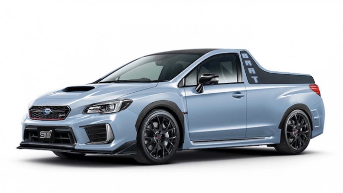 Back To The Future With A New Subaru Crosstrek Sti Brat Pickup Torque News