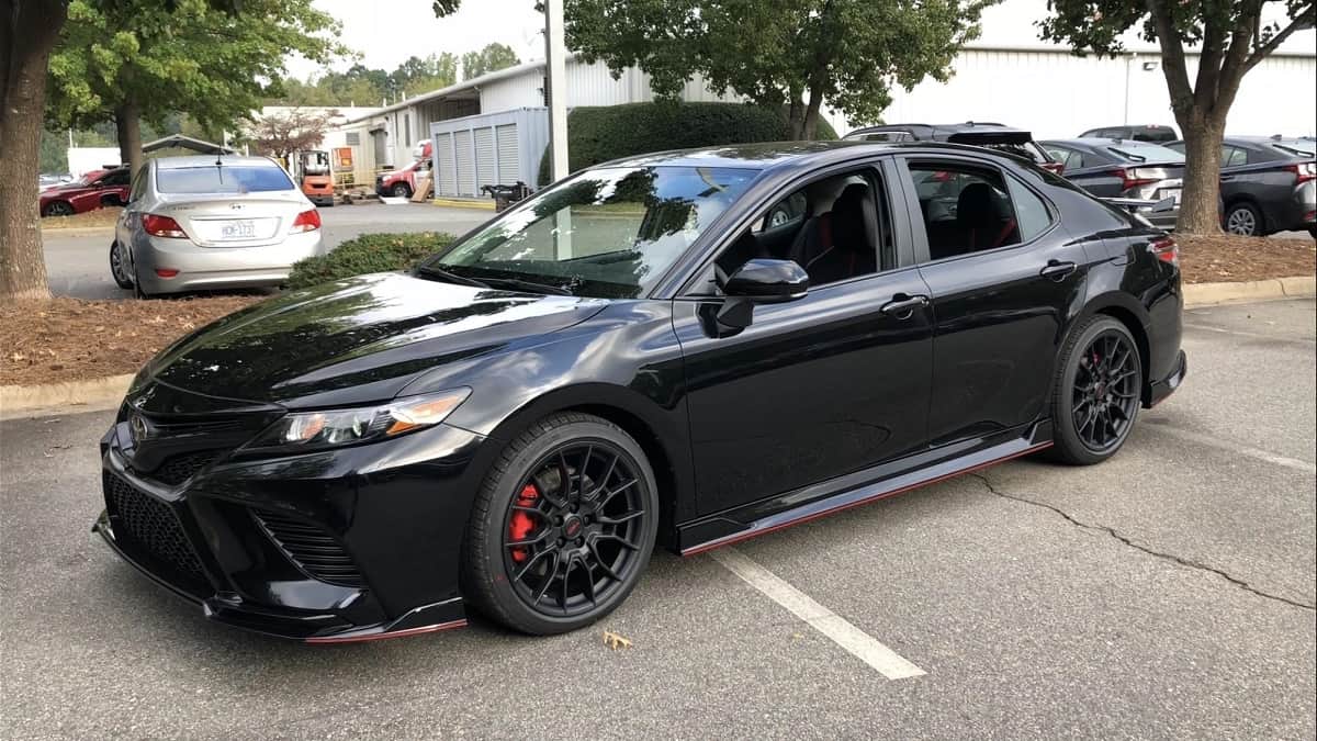 2023 Toyota Camry Trd Red Interior