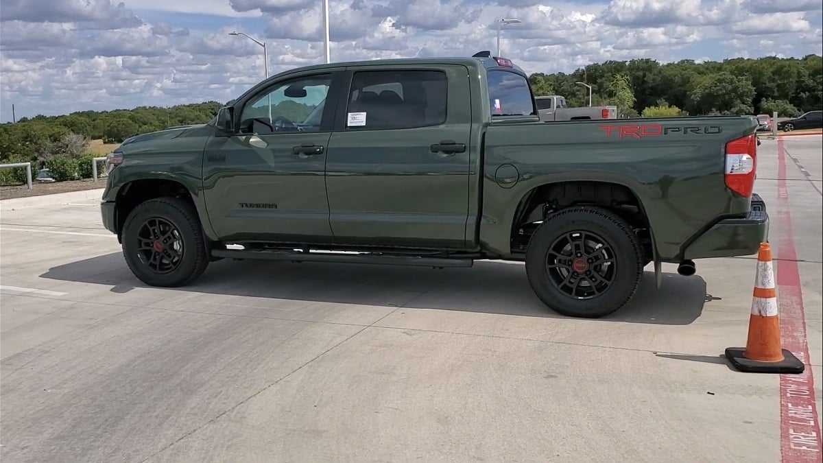 First Look At Army Green 2020 Toyota Tundra Trd Pro Torque News