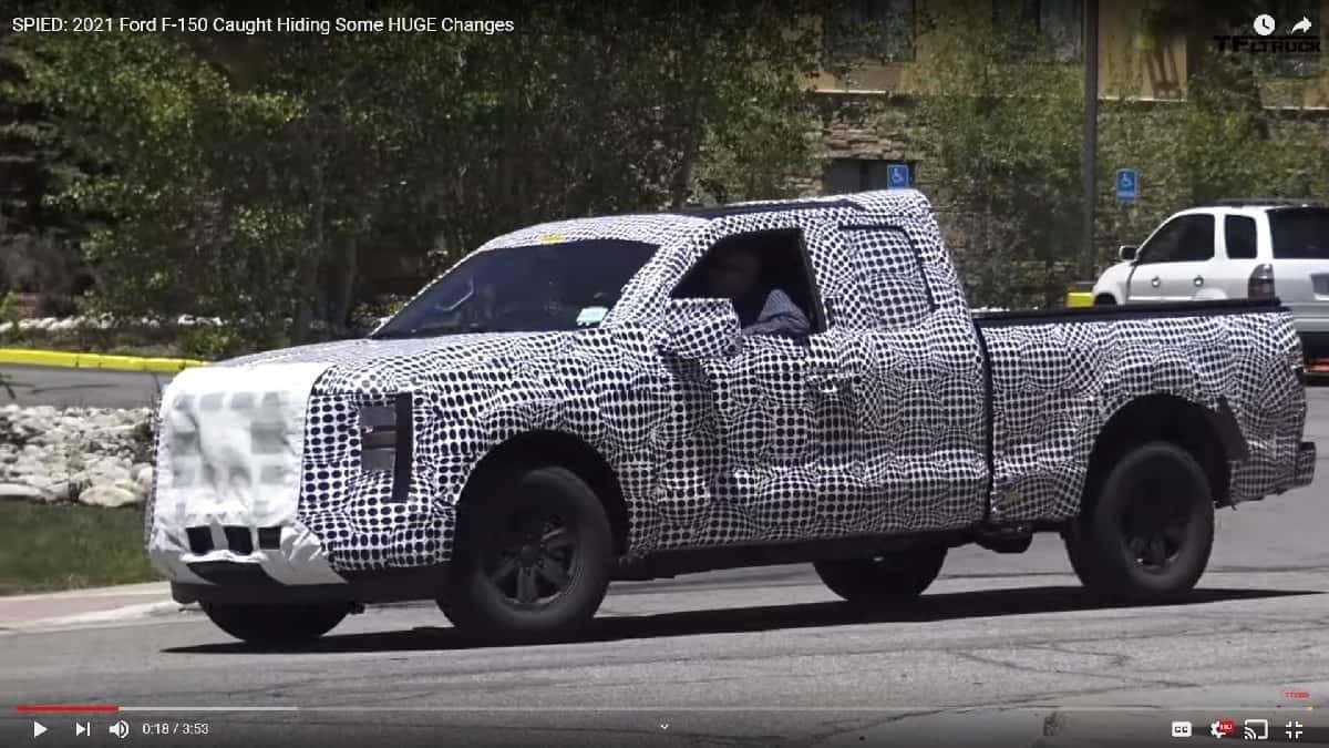 2021 F 150 Pickup Spotted In Wild Hiding Some Big Changes Torque