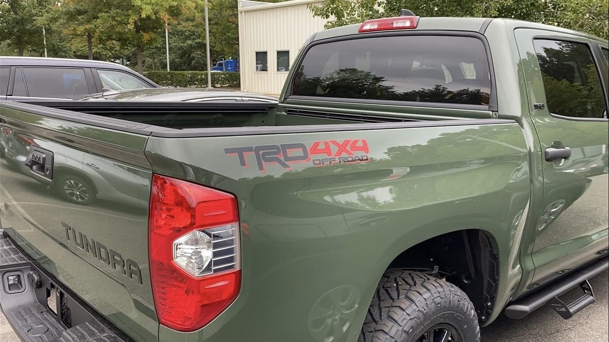First Look: 2021 Toyota Tundra in Army Green on Many Trim Levels