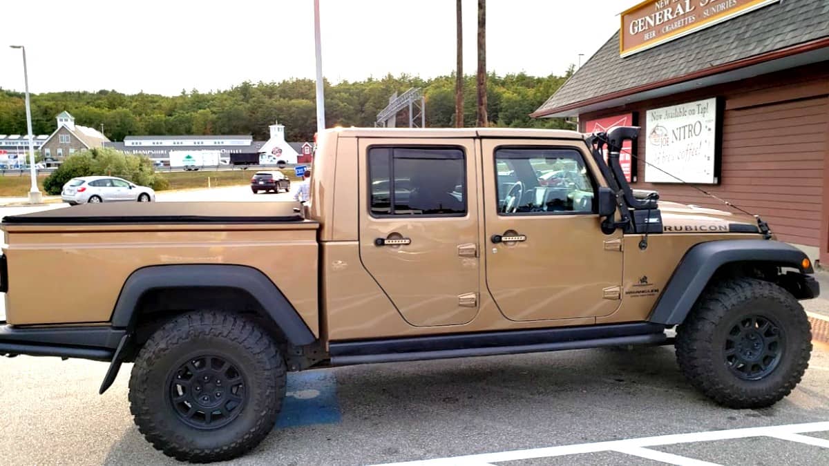 Spotted: Jeep Wrangler Rubicon Pickup Truck- No, It's Not a Gladiator |  Torque News