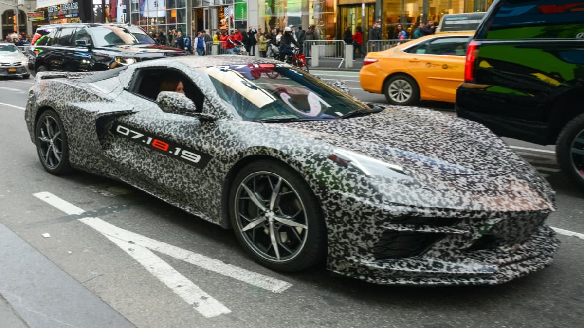 C8 Corvette in NYC