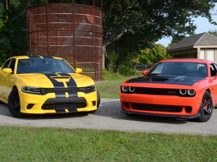 Dodge Challenger Charger Hellcats Are Faster Than Supercars On A 2 Mile Run Torque News