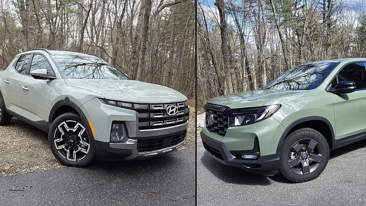 Hyundai Santa Cruz Vs Honda Ridgeline The Ultimate Sporty Truck Showdown