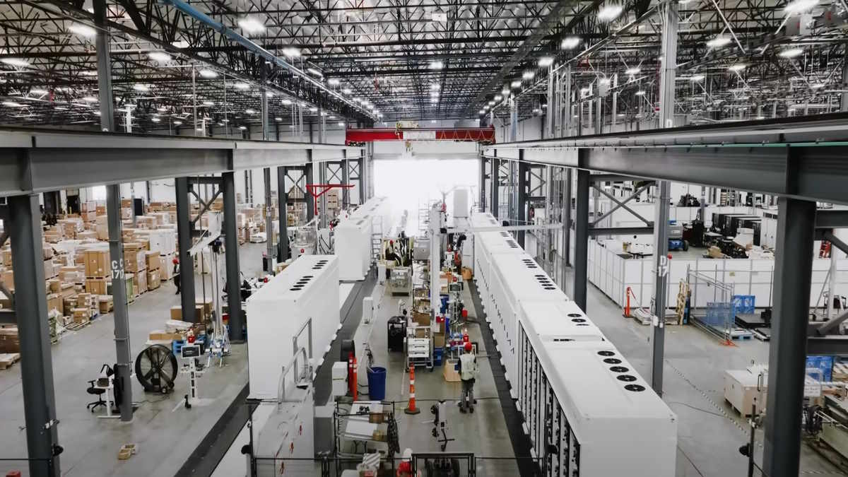 Meet Tesla's Megafactory - Capable of Producing 10,000 Megapacks Each
