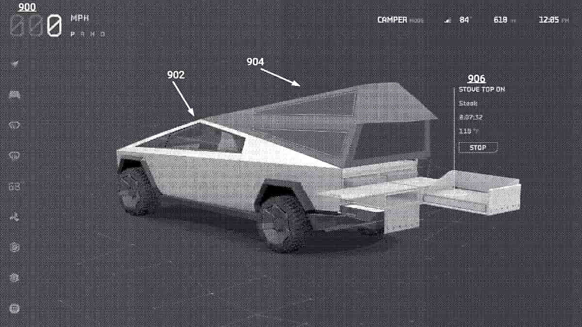 Tesla Cybertruck's Solar Panel Tonneau Cover Comes To Life In New