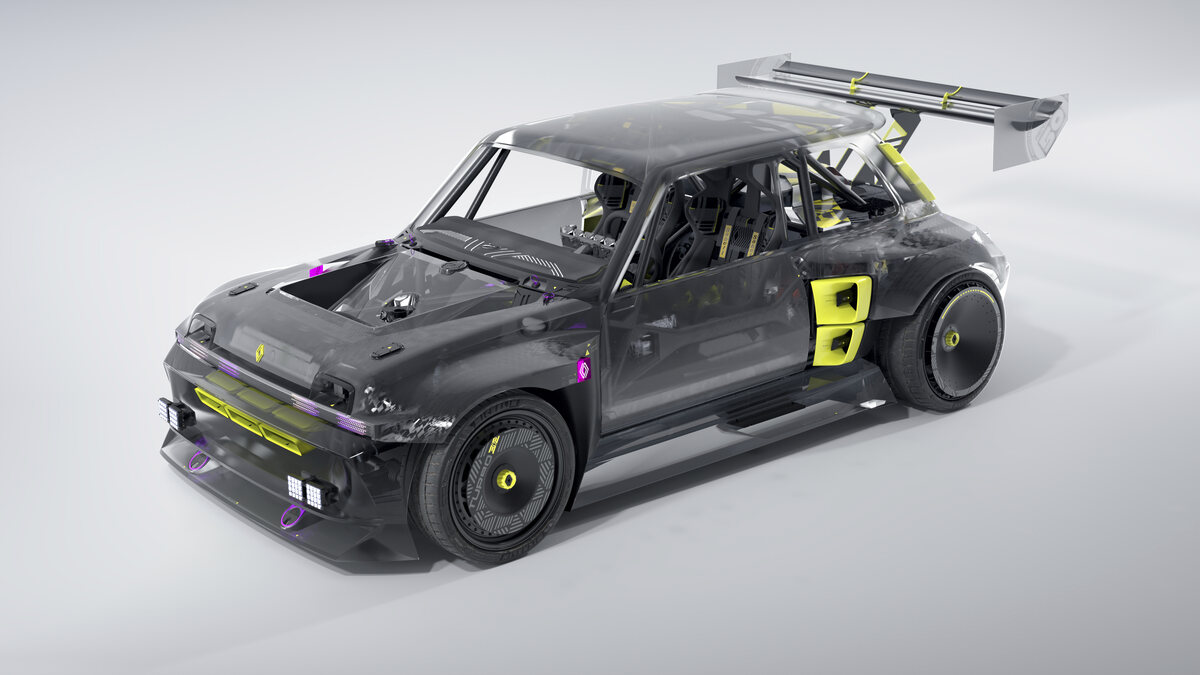 Renault 5 Turbo 3E Drift Car Brings The Wing