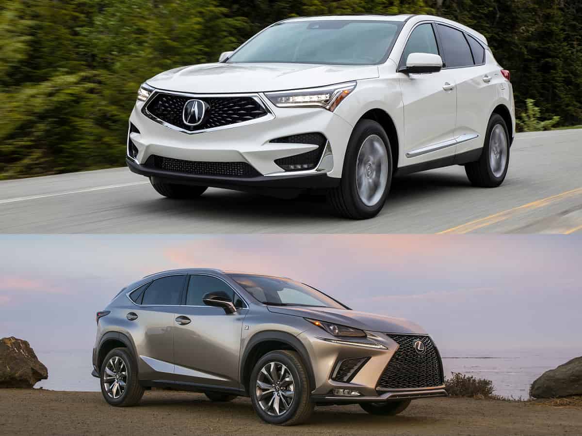 Compare And Contrast 2019 Lexus Nx 300 Awd Vs 2019 Acura