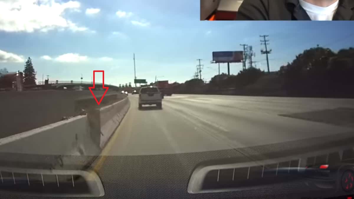 Watch A Tesla On Autopilot Crash Into A Highway Barrier (No Injuries