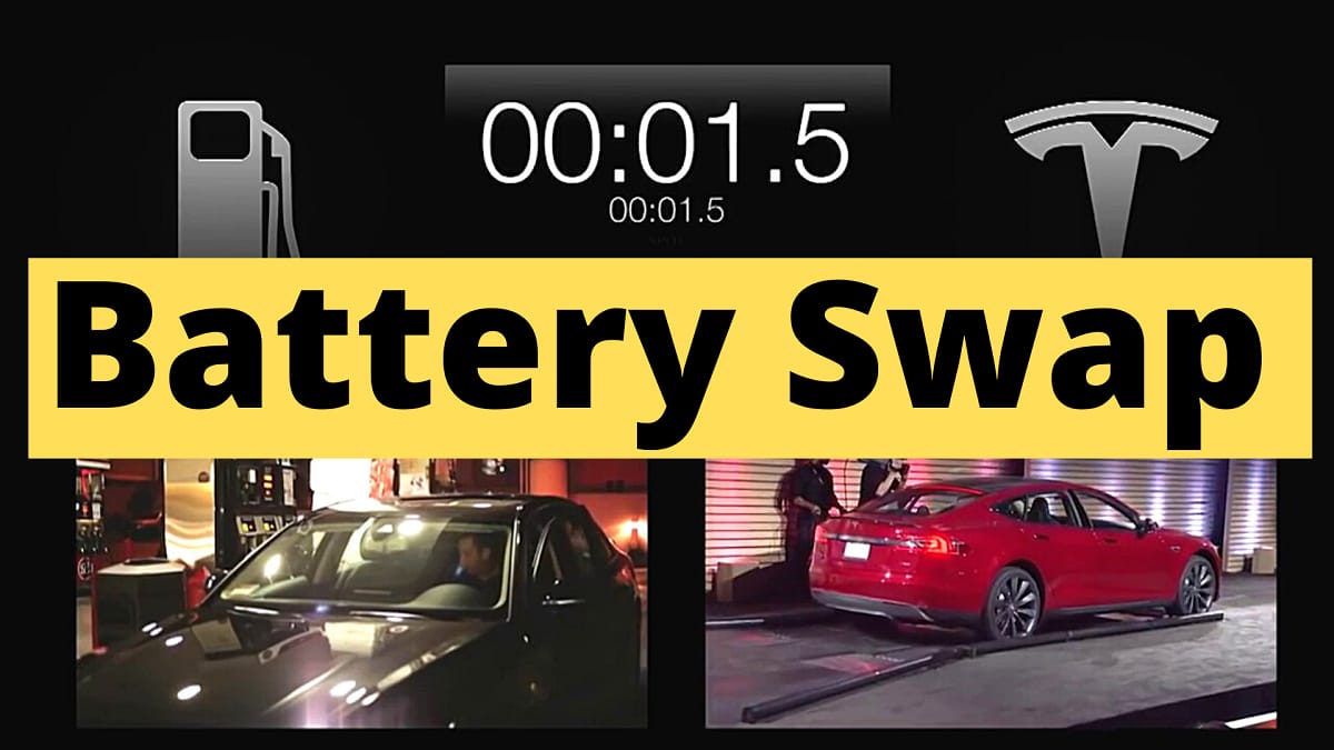 Tesla Model S Battery Swap
