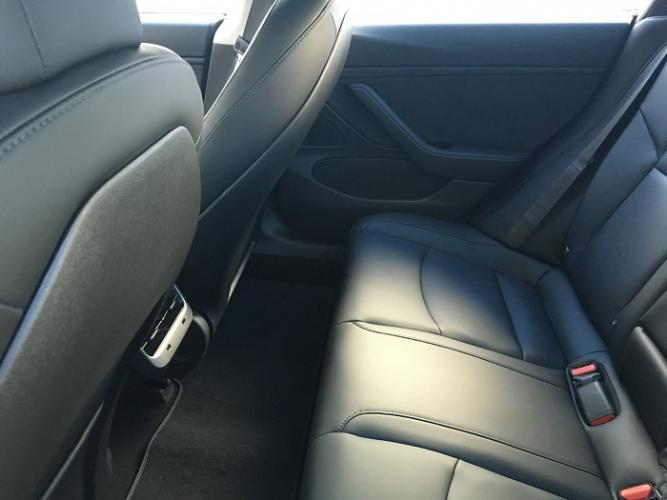 Rare Interior Pics Of Tesla Model 3 Show Tight Backseat
