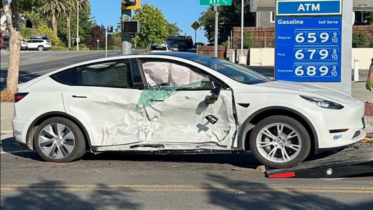 Tesla Car Protects From High Speed Crash | Torque News