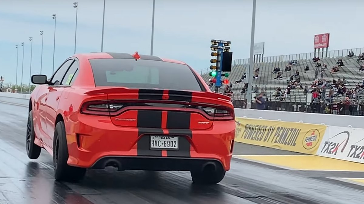Dodge Charger Resets Hellcat Blower-Only Record in TX2K Victory (Video