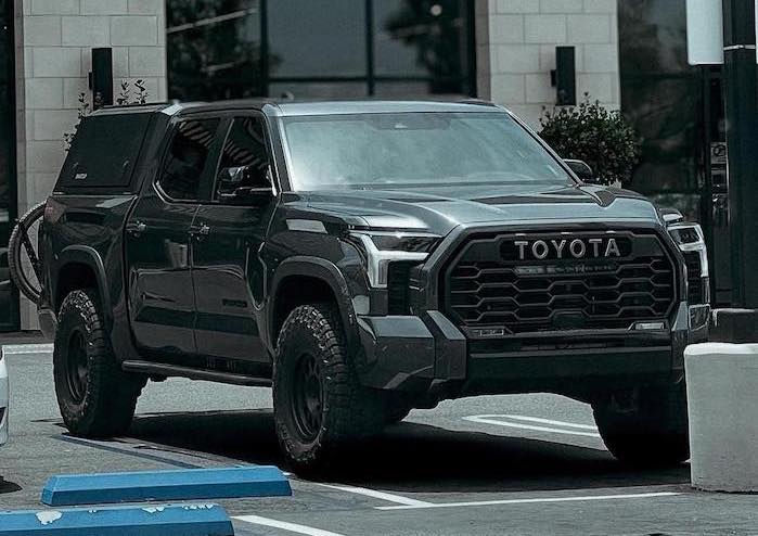 Josh Willing's 2023 Toyota Tundra before the engine failure