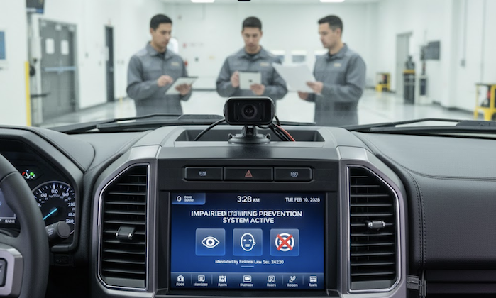 Ford F-150 with a system malfunction