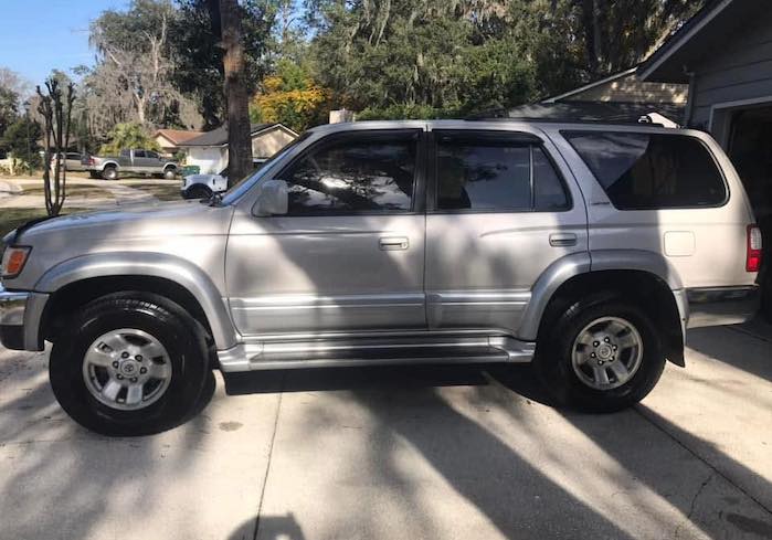 Tracy's 1998 Toyota 4Runner Limited in her driveway