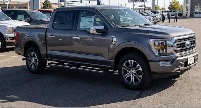 2022 Ford F-150 on the dealer's lot