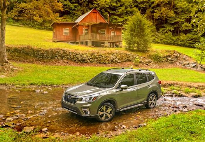 2019 Subaru Forester in the countryside