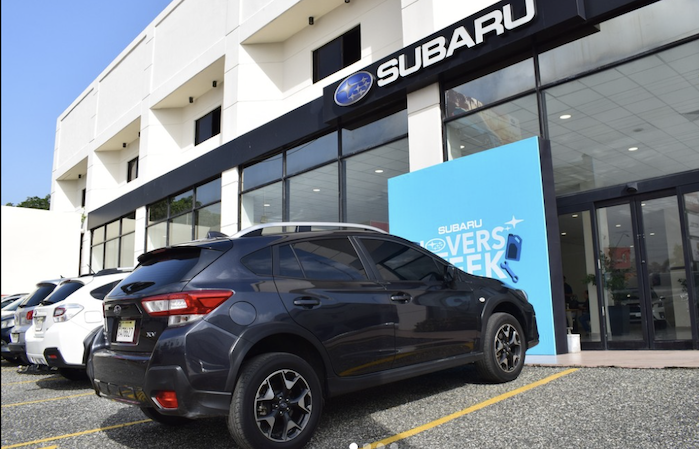 Subaru Crosstrek at the dealer