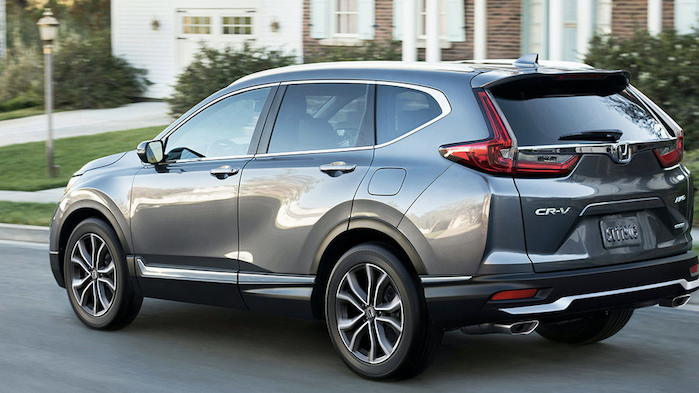 2020 Honda CR-V driving on the road