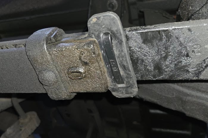 Ray Tobia Jr's Chevy Silverado rear spring squeaking solution