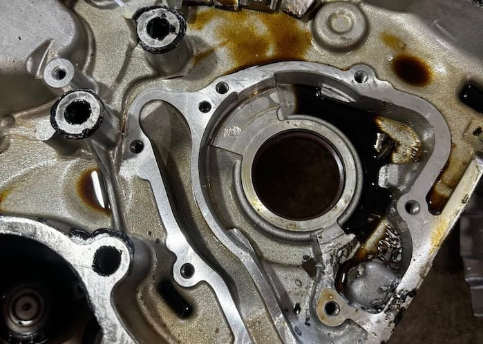 2021 Toyota Tacoma engine torn apart