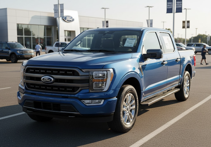 2025 Ford F-150 Lariat at the dealer