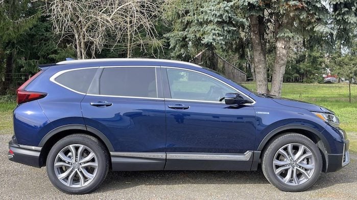 2022 Honda CR-V at the park