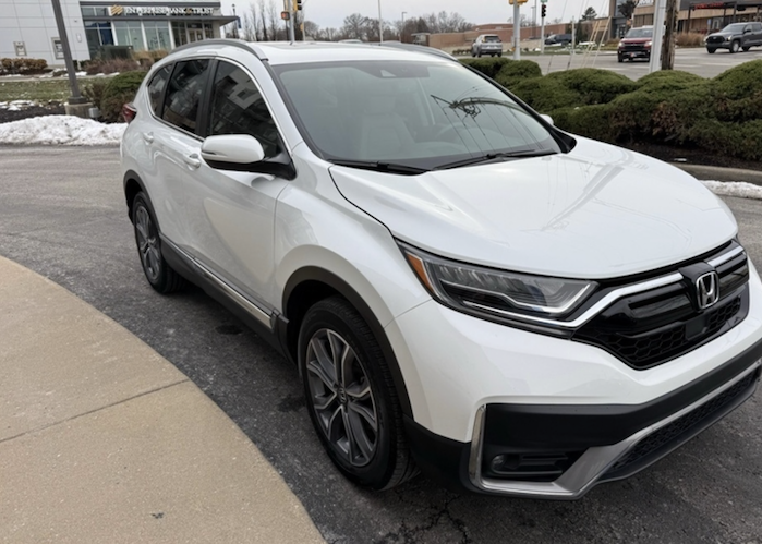 2022 Honda CR-V with 61,000 miles at the dealer