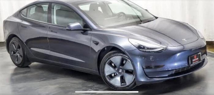 2022 Tesla Model 3 at the dealer