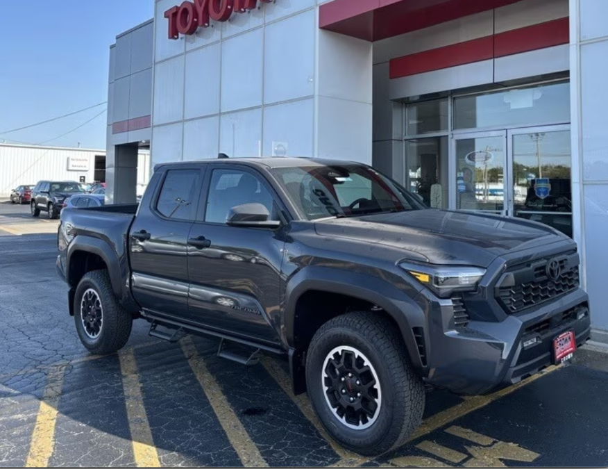 Jorge's 2022 Toyota Tacoma at the dealer
