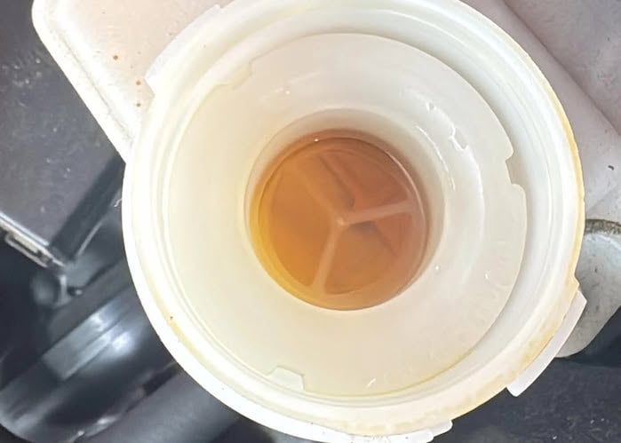 Bryan's Honda CR-V brake fluid looks clean