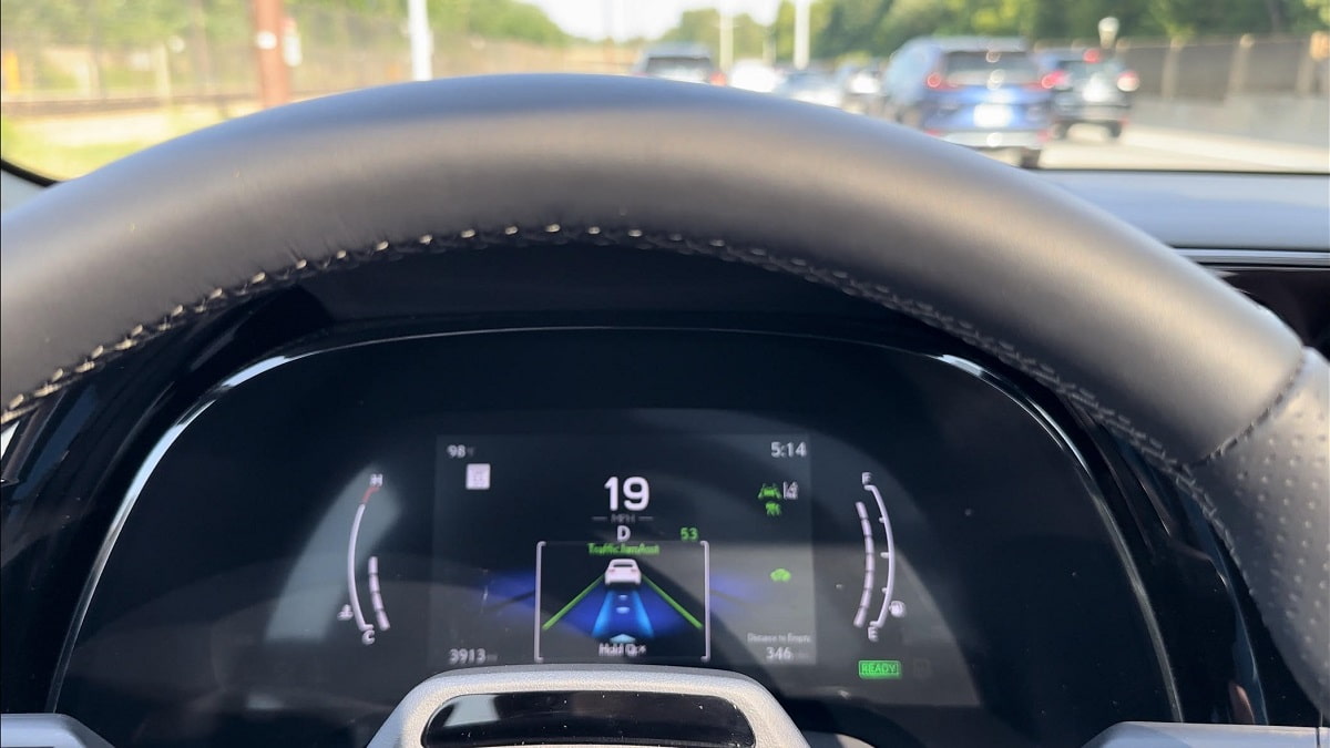 2023 Lexus RX 500h multi-information display traffic jam assist