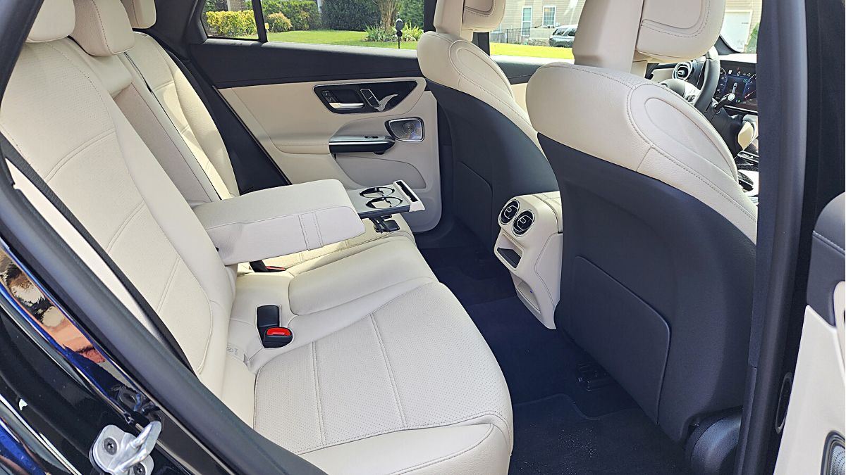 2023 Mercedes GLC 300 SUV Review, rear seat
