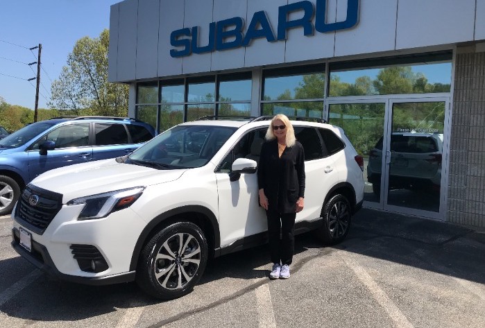 2023 Subaru Forester with a new customer