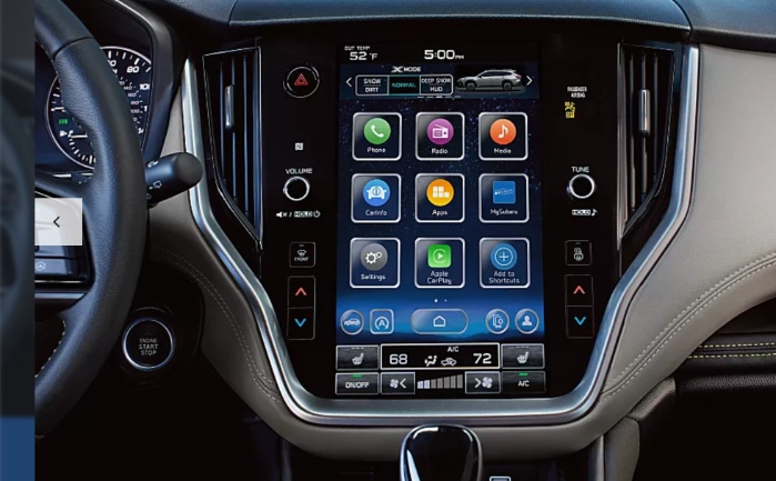 2023 Subaru Outback 11.4 inch touchscreen tech