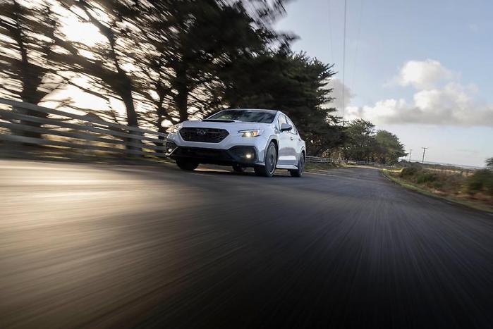 2023 Subaru WRX involved in hit-and-run accident