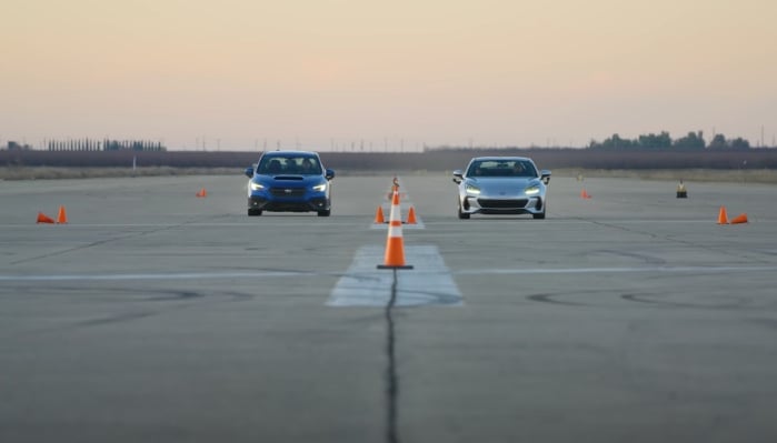 2023 Subaru WRX vs. 2023 Subaru BRZ has a surprise winner
