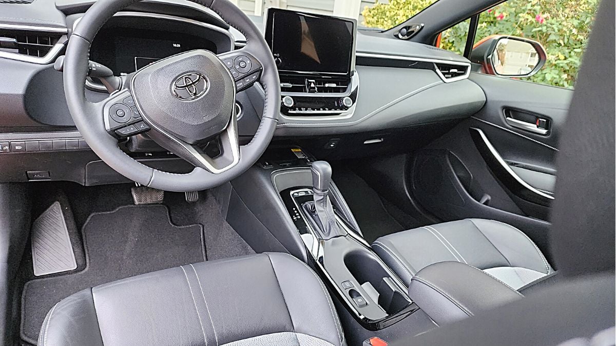 2023 Toyota Corolla Hatchback XSE Review, interior upgrades and touchscreen